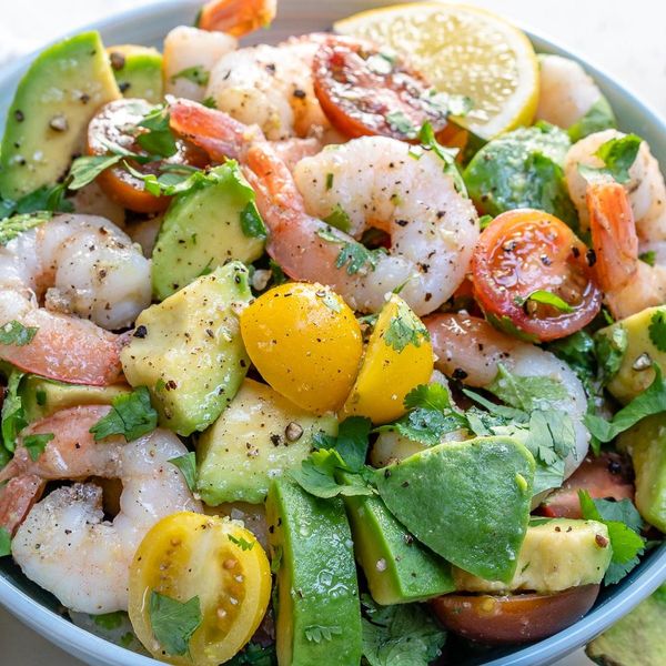 Shrimp + Avocado + Tomato Salad