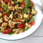 Cauliflower, Tomato and Basil Salad