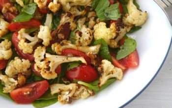Cauliflower, Tomato and Basil Salad