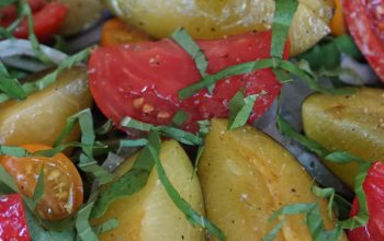 Plum and Tomato Salad