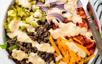 Big Mac Salad (Low Carb, Keto)