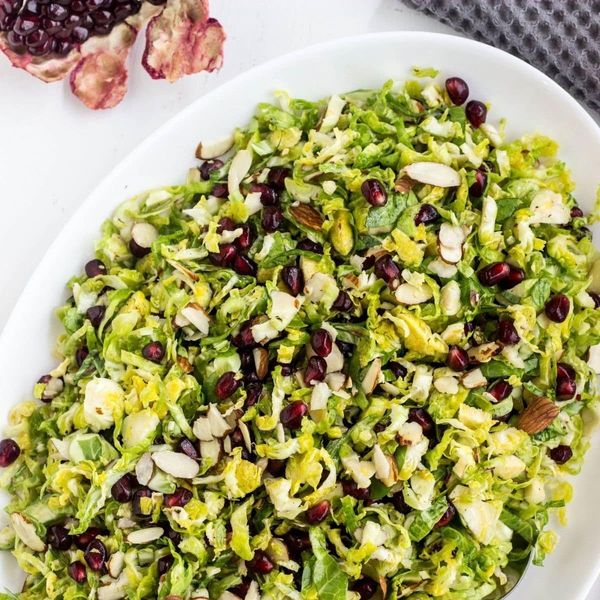 Brussels Sprout Pomegranate Salad