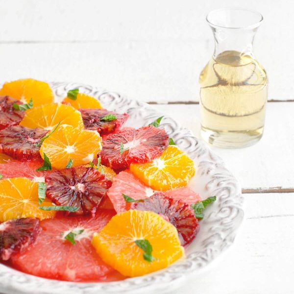 Fresh Citrus Salad with Mint Syrup