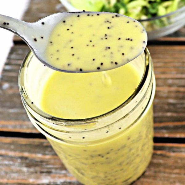 Keto Lemon Poppyseed Dressing