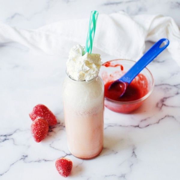 Keto Fizzy Strawberry Italian Soda