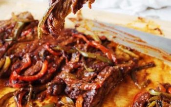 Keto Beef Fajita Sheet Pan