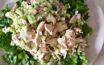 Creamy Shredded Chicken Salad