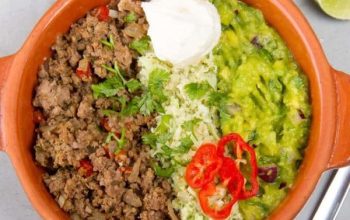 Low Carb Taco Salad – Easy Ground Beef Recipe