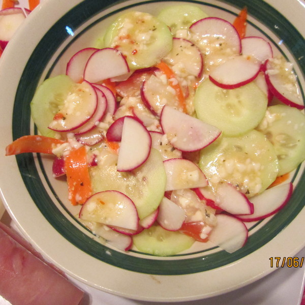 A Summer Event Radish Salad