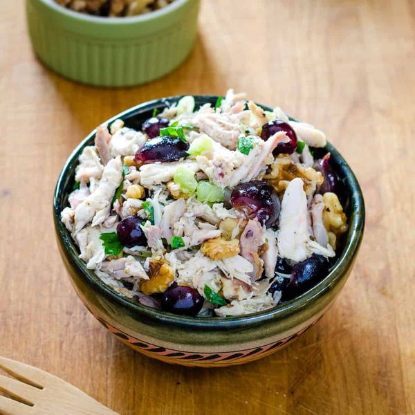 Chicken Salad with Grapes and Walnuts