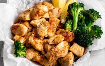 Easy Air Fryer Chicken Bites (Keto, Gluten-Free)