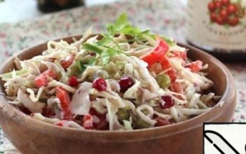 Cabbage Salad with Chicken Fillet Recipe