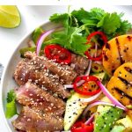 Grilled Tuna Steak Salad