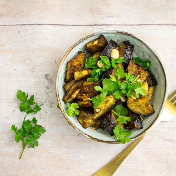Low Carb Spice Roasted Eggplant