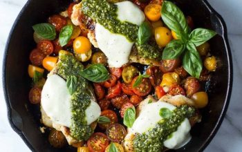 Caprese Chicken with Pesto