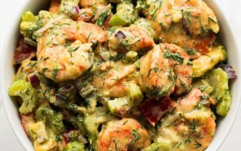 Creamy Shrimp Avocado Salad