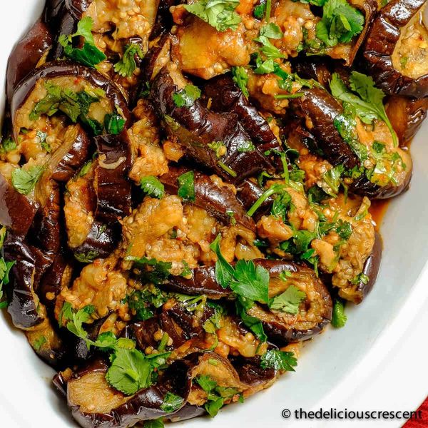 Moroccan Eggplant Salad With Chermoula