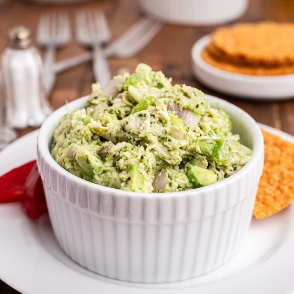 Keto Avocado Ranch Chicken Salad