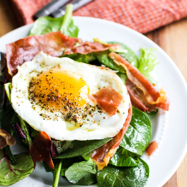 Maple Prosciutto Breakfast Salad