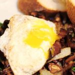 Roasted Kale and Mushroom Salad