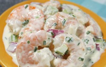 Keto Shrimp Salad with Chives