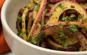 Easy Indian onion salad recipe