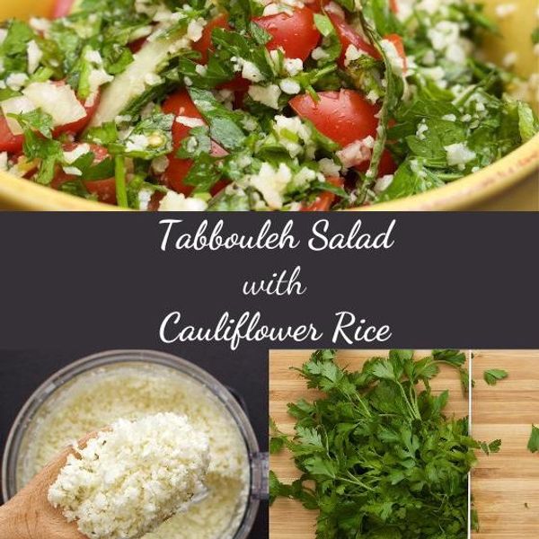 Tabbouleh Salad With Cauliflower Rice