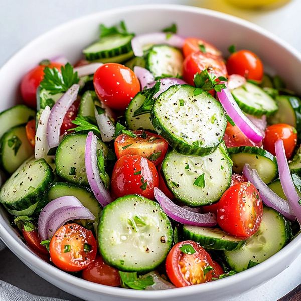 Cherry Tomato Cucumber Salad