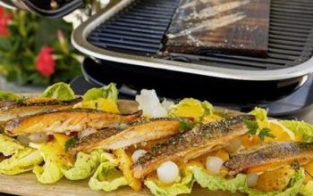 Warm Mackerel Salad with Orange