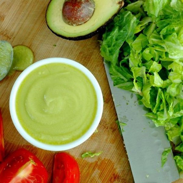 Paleo Avocado & Bacon Salad Dressing