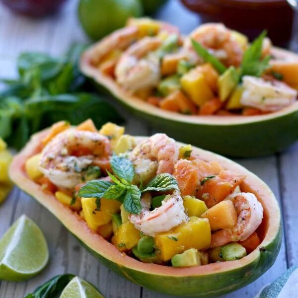 Papaya Salad with Prawns