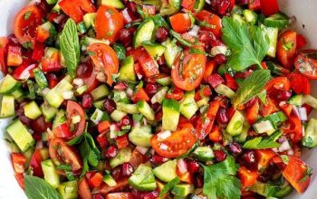 Persian Salad With Pomegranate
