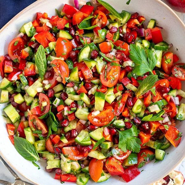 Persian Salad With Pomegranate