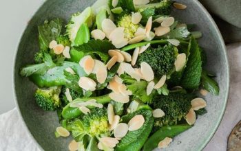 Snow Pea and Broccoli Salad