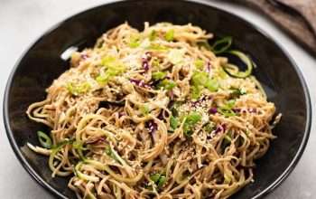 Keto Asian Noodle Salad