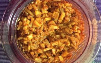 Raw Dosakaya or Cucumber Salad (Spicy!)