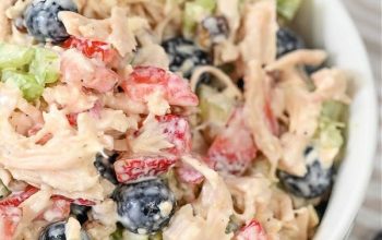 Keto Summer Berry Chicken Salad