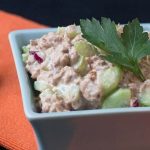 Keto Tuna Salad with Cucumber and Celery