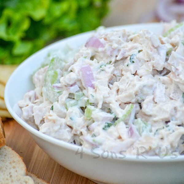 Lemon Tarragon Chopped Chicken Salad
