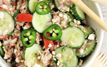 Keto Mexican Tuna Cucumber Salad