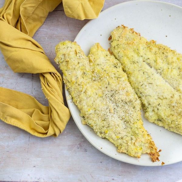 Keto Dill Crumbed Bass