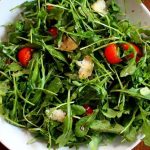 Keto Arugula Salad with Parmesan and Tomatoes