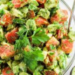 Keto Tomato Avocado Cucumber Salad
