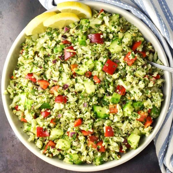 Roasted Cauliflower Tabbouleh Salad