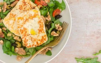 Keto Halloumi And Toasted Walnut Salad