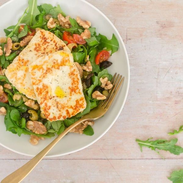 Keto Halloumi And Toasted Walnut Salad
